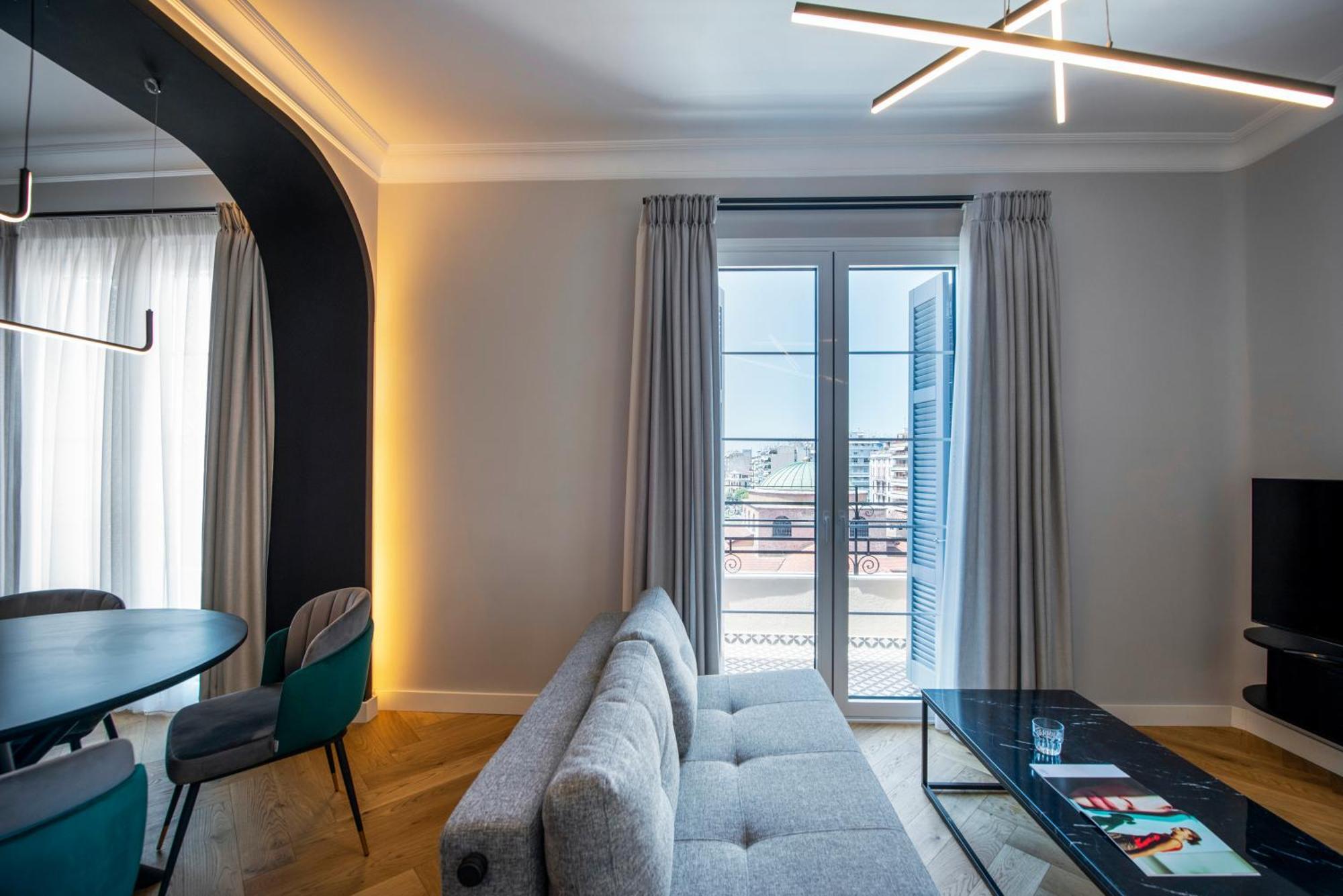 King Apartment Thessaloniki By Luxlikehome Saloniki Zewnętrze zdjęcie