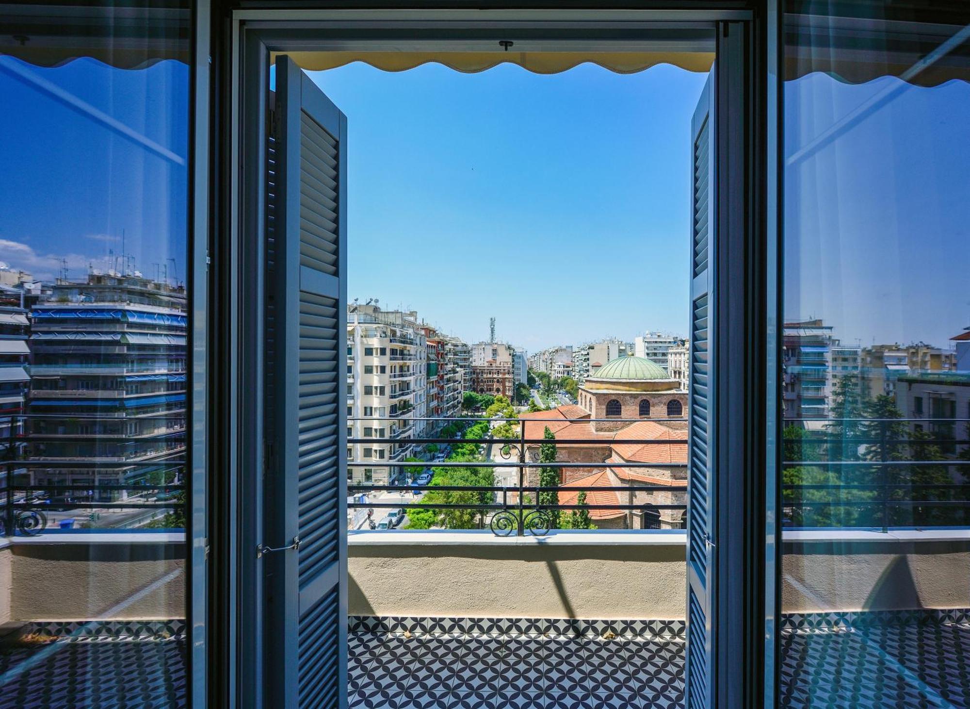 King Apartment Thessaloniki By Luxlikehome Saloniki Zewnętrze zdjęcie
